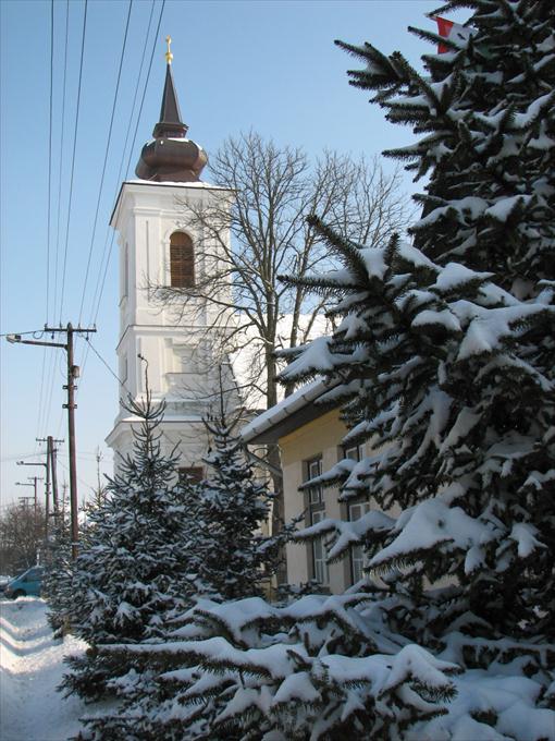 Evangélikus Templom télen